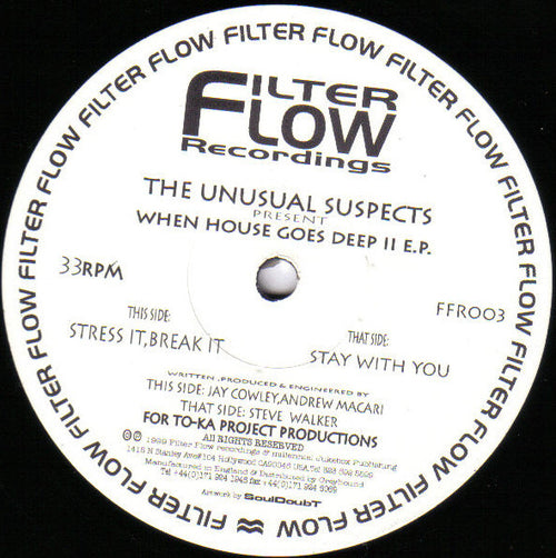 The Unusual Suspects : When House Goes Deep II E.P. (12", EP)