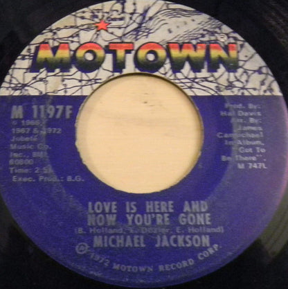 Michael Jackson : Rockin' Robin / Love Is Here And Now You're Gone (7", Single, 𝓐𝓡𝓟)