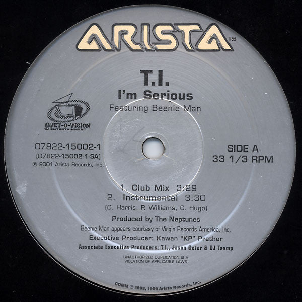T.I. - I'm Serious (12")