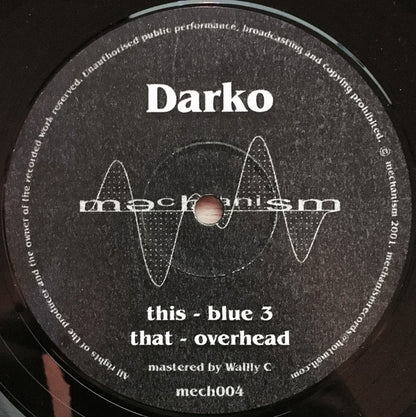 Darko - Overhead / Blue 3 (12")