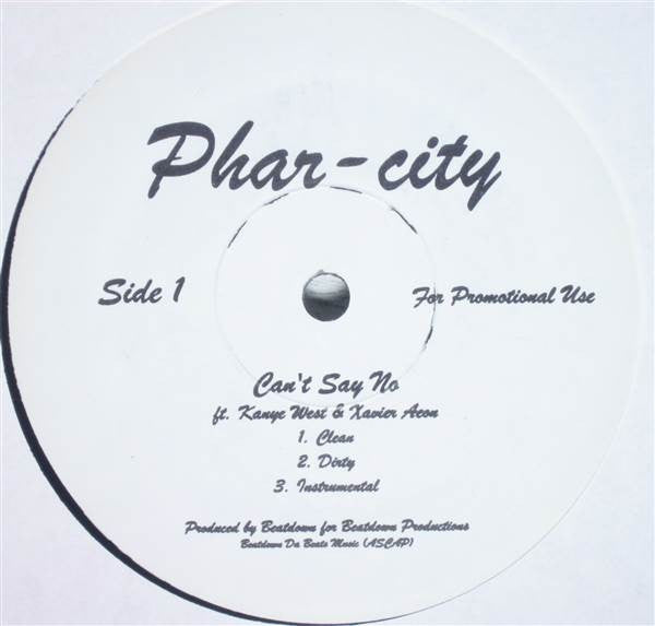 Phar-City* - Can't Say No (12", Single, Promo)