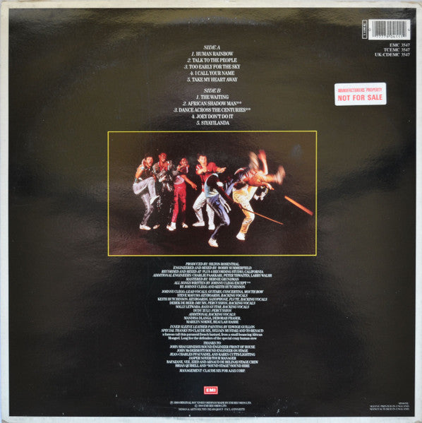 Johnny Clegg & Savuka - Shadow Man (LP, Album)