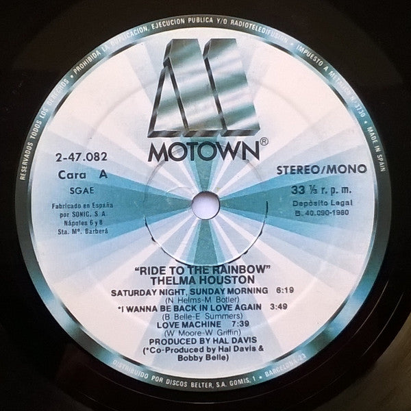 Thelma Houston - Ride To The Rainbow (LP, Album)