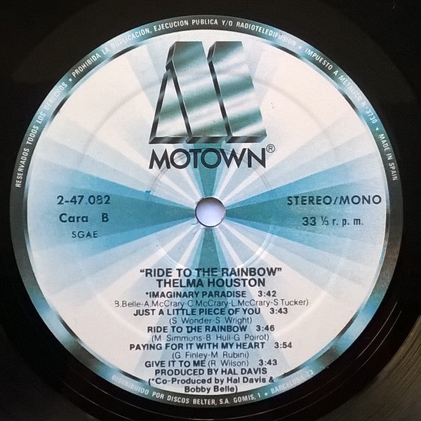 Thelma Houston - Ride To The Rainbow (LP, Album)