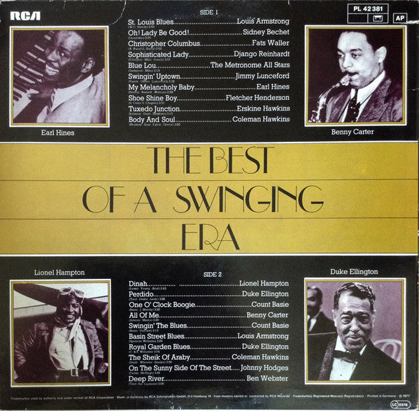 Various - The Best Of A Swinging Era  (LP, Comp, RP)
