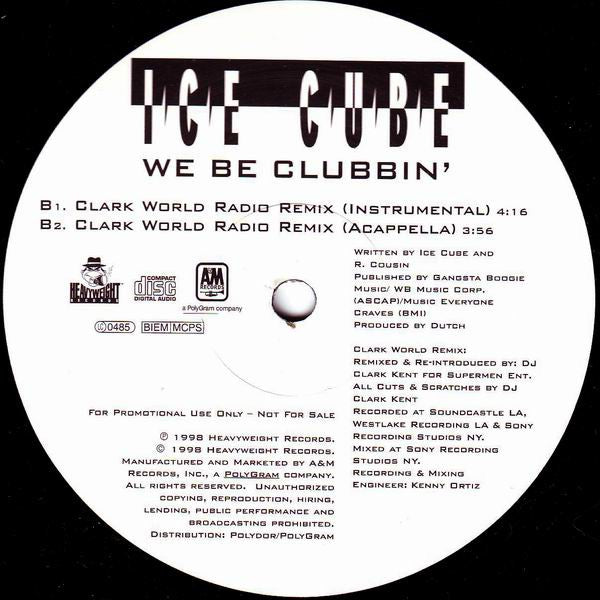 Ice Cube - We Be Clubbin' (12", Promo)