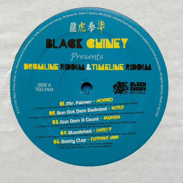 Various - Black Chiney Presents Drumline Riddim, Timeline Riddim (2xLP, Comp)