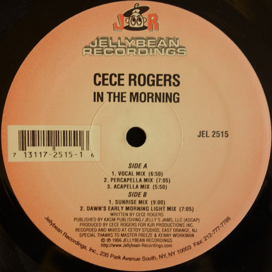 CeCe Rogers* : In The Morning (12")
