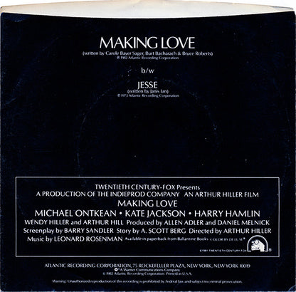 Roberta Flack : Making Love / Jesse (7", Single, Spe)