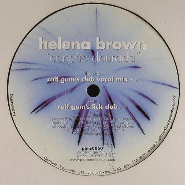 Helena Brown - Canção Dourada (12")