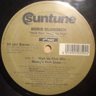 Boris Dlugosch : Hold Your Head Up High (2nd Part) (12")