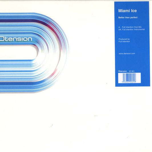 Miami Ice : Better Than Perfect (12")