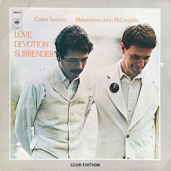 Carlos Santana & John McLaughlin - Love Devotion Surrender (LP, Album, Club, Gat)