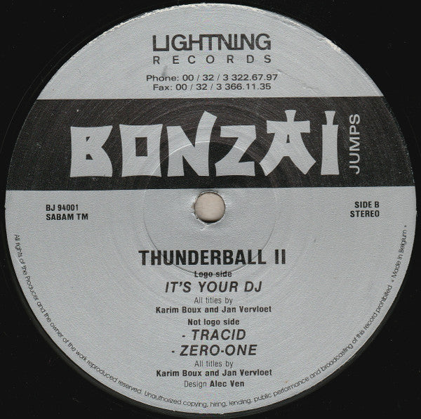 Thunderball : II (12")