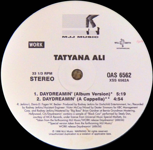Tatyana Ali : Daydreamin' (12")