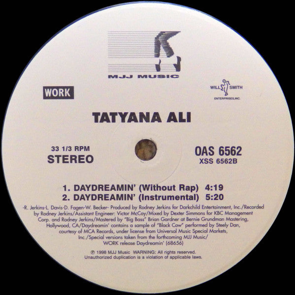 Tatyana Ali : Daydreamin' (12")