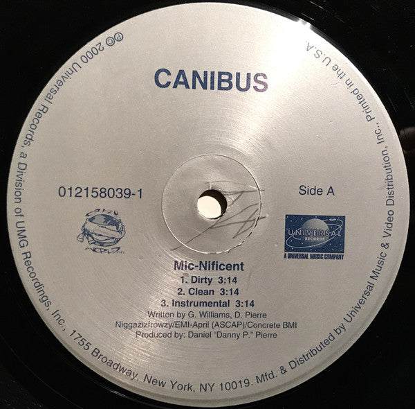 Canibus : Mic-Nificent / Phuk U (12")