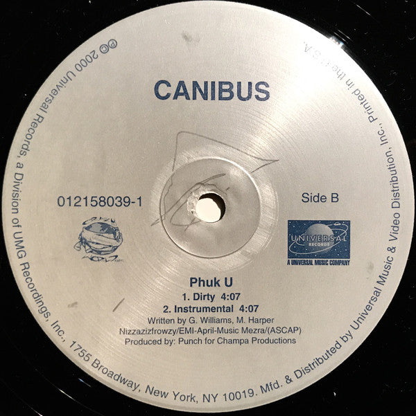 Canibus : Mic-Nificent / Phuk U (12")