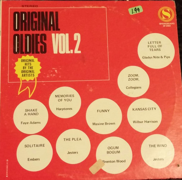 Various : Original Oldies Vol. 2 (LP, Comp)