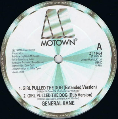 General Kane - Girl Pulled The Dog (12")