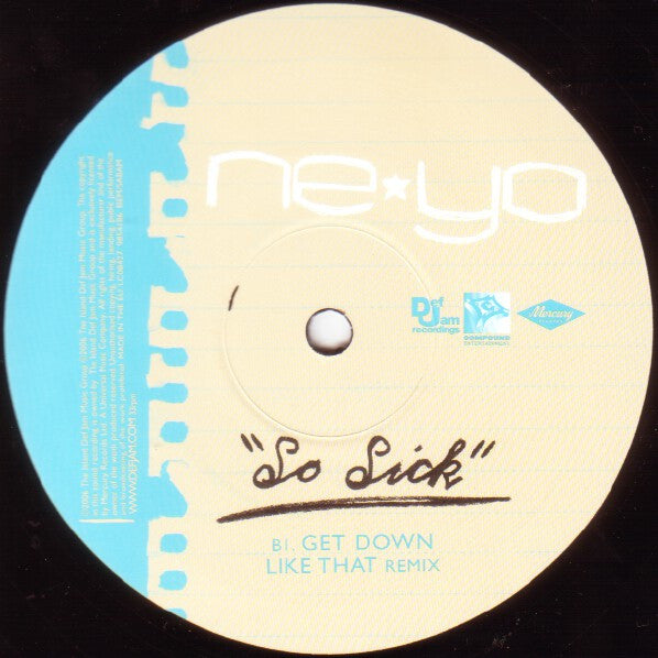 Ne-Yo - So Sick (12", Single)