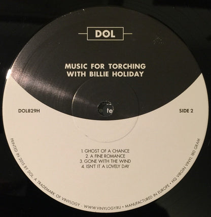 Billie Holiday : Music For Torching With Billie Holiday (LP, Album, RE, 180)