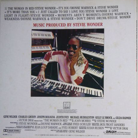 Stevie Wonder - The Woman In Red (Selections From The Original Motion Picture Soundtrack) (LP, Album, Promo)