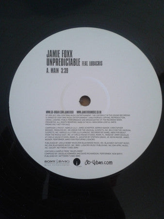 Jamie Foxx : Unpredictable (12", Promo)