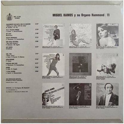 Miguel Ramos : Miguel Ramos Y Su Órgano Hammond / Vol.11 (LP, Album)