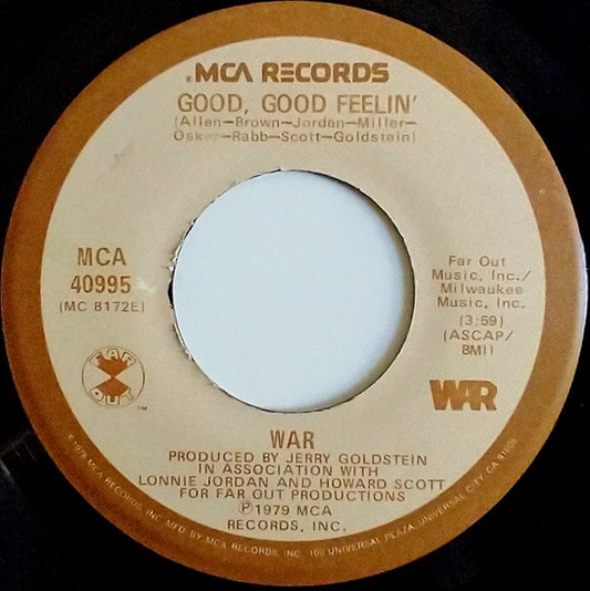 War : Good, Good Feelin' (7", Glo)