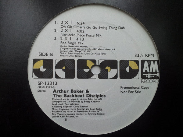 Arthur Baker And The Backbeat Disciples - 2 x 1 (12")