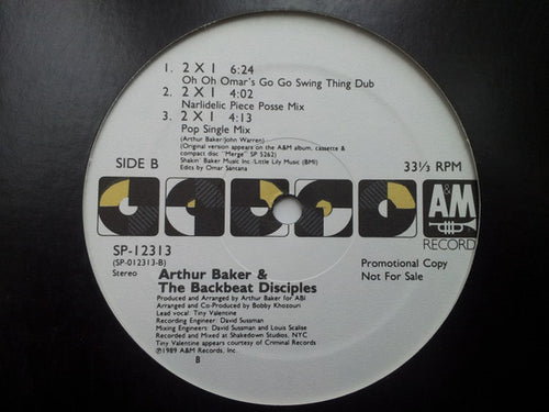 Arthur Baker And The Backbeat Disciples - 2 x 1 (12")