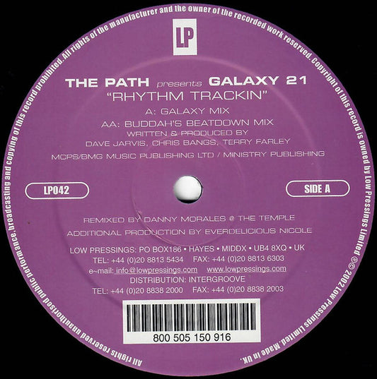 The Path Presents Galaxy 21 : Rhythm Trackin (12")