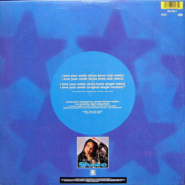 Shanice : I Love Your Smile (Driza Bone Remixes) (12", Maxi)