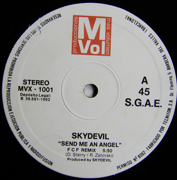 Skydevil : Send Me An Angel (12")