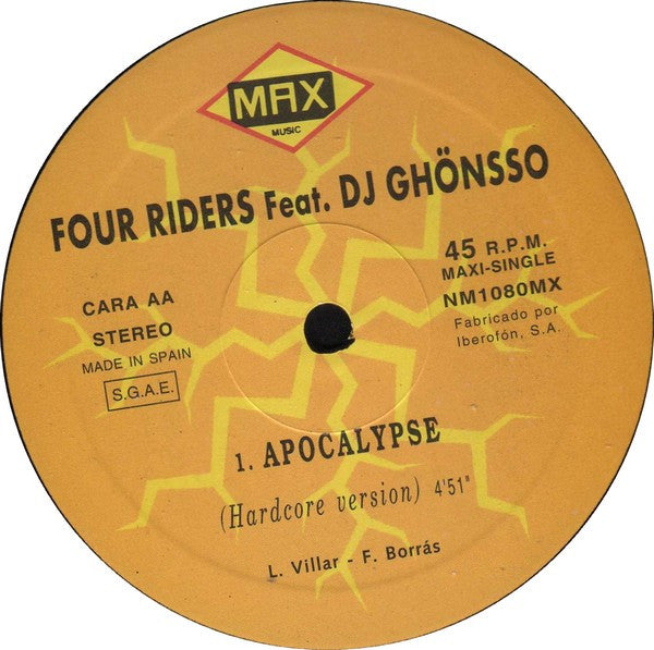 Four Riders Feat. DJ Ghönsso - Apocalypse (12", Maxi)