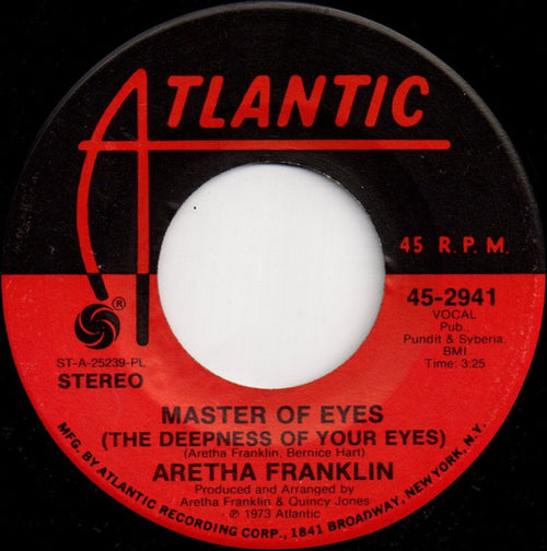 Aretha Franklin : Master Of Eyes (The Deepness Of Your Eyes) (7", Single, PL )