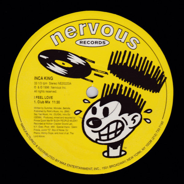 Inca King : I Feel Love (12")