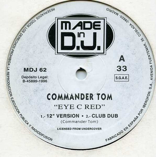 Commander Tom - Eye C Red (12")