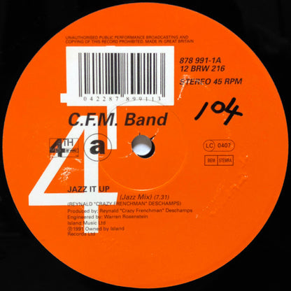C.F.M. Band : Jazz It Up (12", Single)