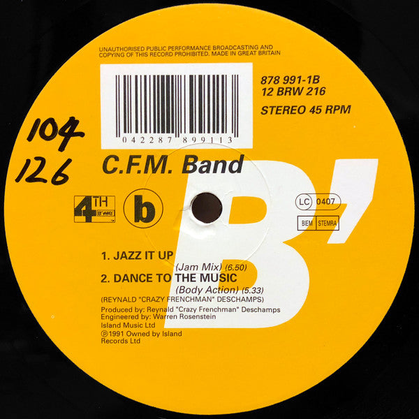 C.F.M. Band : Jazz It Up (12", Single)
