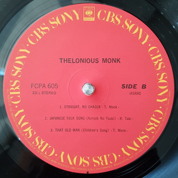 Thelonious Monk : Thelonious Monk (LP, Comp, Club)