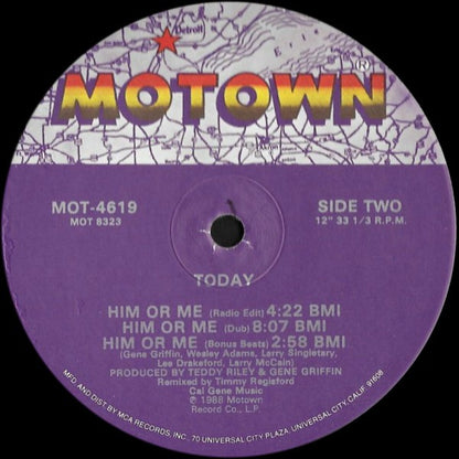 Today - Him Or Me (12", Single)