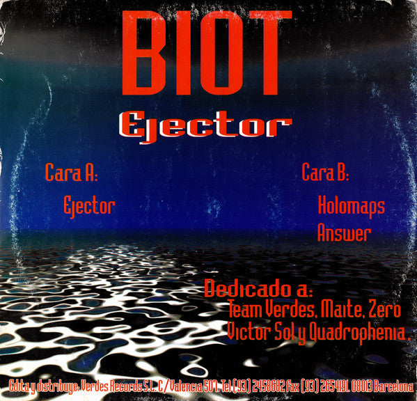 Biot  - Ejector (12")