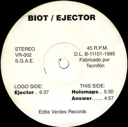 Biot  - Ejector (12")