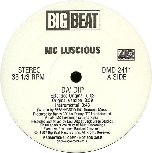 MC Luscious - Da' Dip (12", Promo)