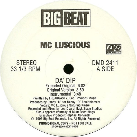 MC Luscious - Da' Dip (12", Promo)