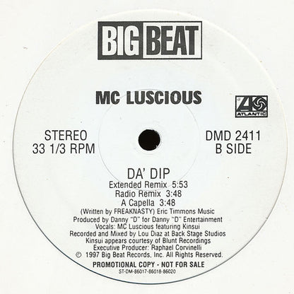 MC Luscious - Da' Dip (12", Promo)