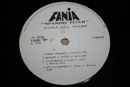 Fania All Stars - Spanish Fever (LP, Album)