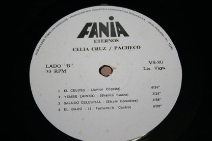 Celia Cruz & Johnny Pacheco - Eternos (LP, Album)